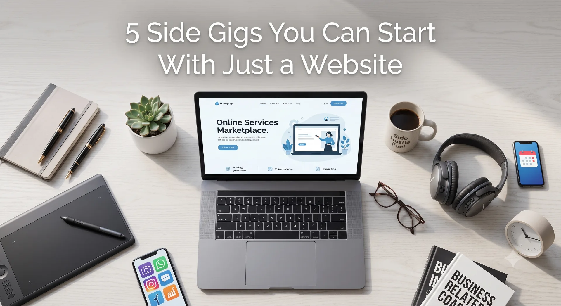 5 Side Gigs You Can Start With Just a Website