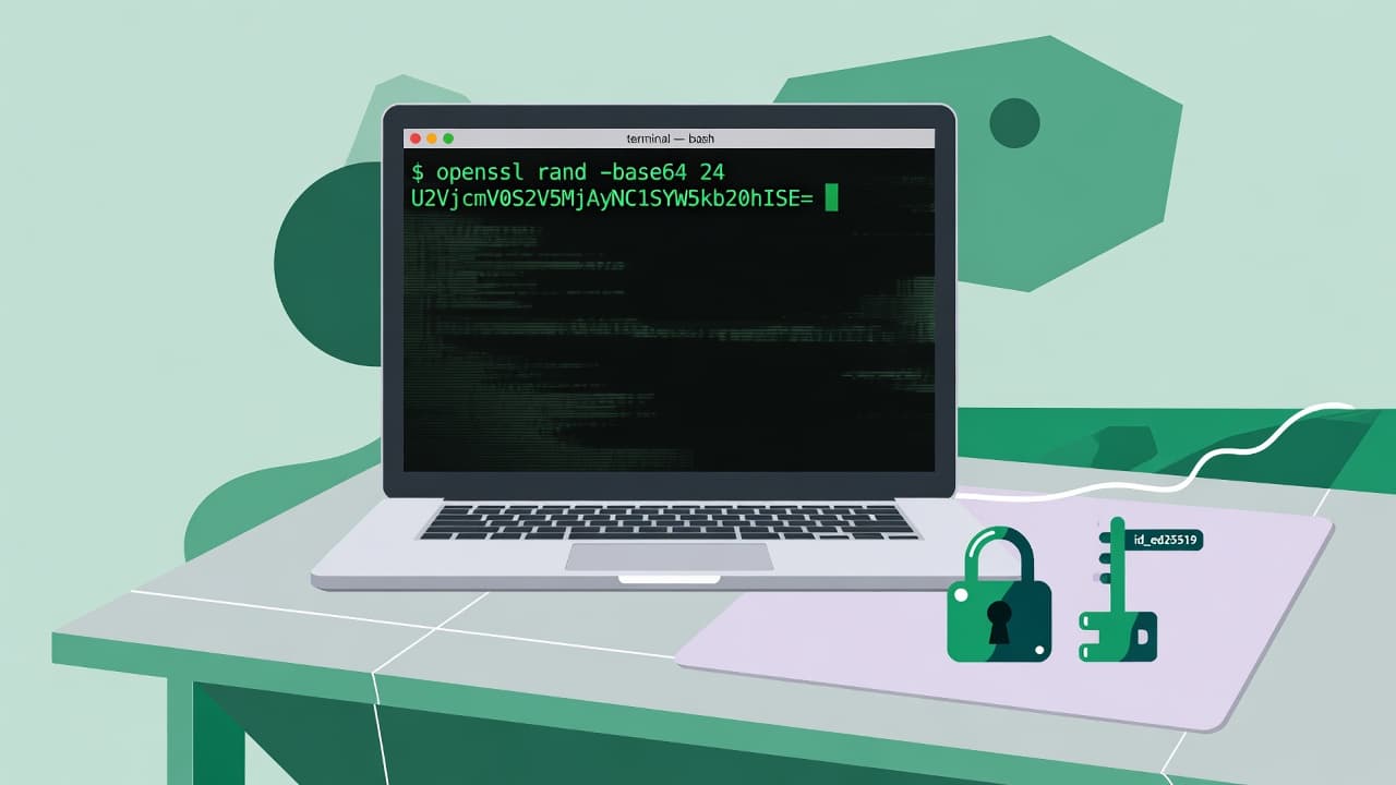 openssl rand for Strong Passwords and OpenSSH Secrets