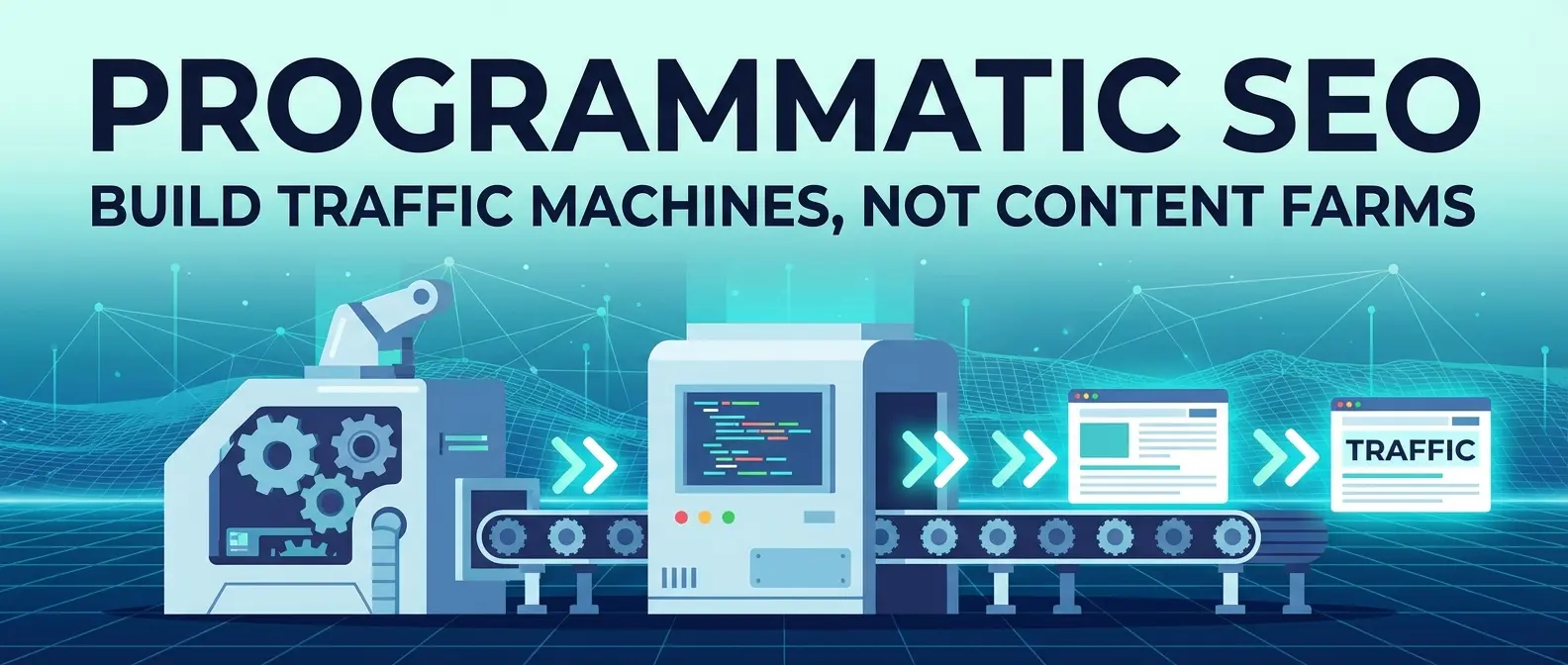 Programmatic SEO: Build Traffic Machines, Not Content Farms